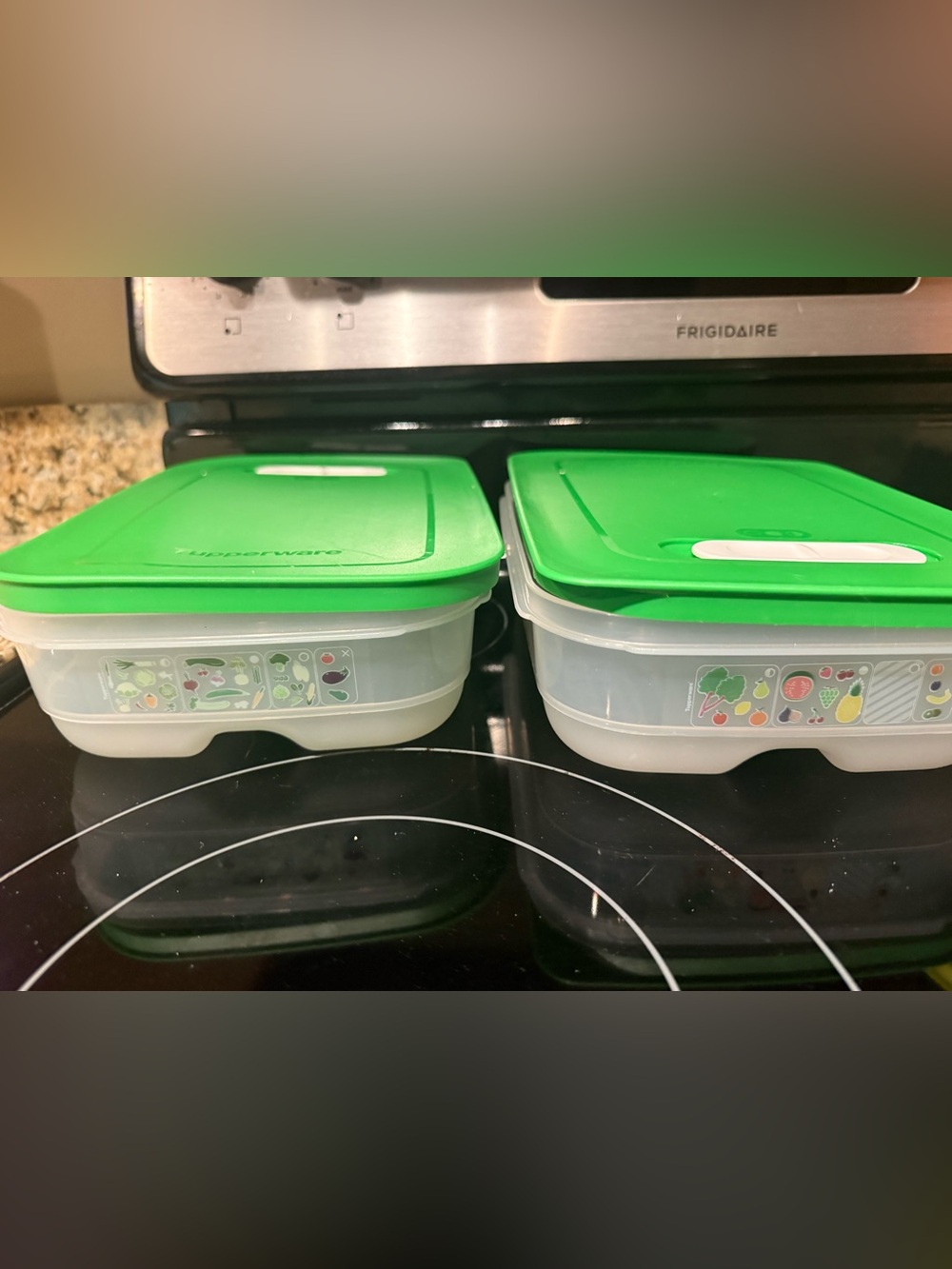 Tupperware Fridge Smart 1.8L Medium Storage Container 72918-4 Lot Of 3